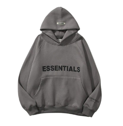 Dark Grey Essentials Hoodie