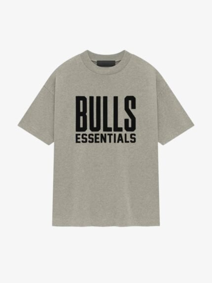 Essentials Bulls Tee Crewneck – Grey