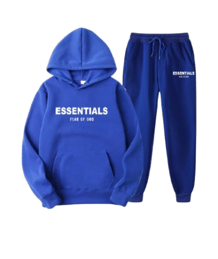 Blue Fear of God Essentials Tracksuit