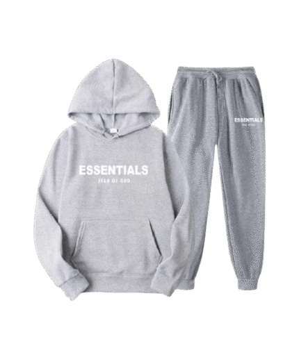 Essentials Fear of God Gray Tracksuit