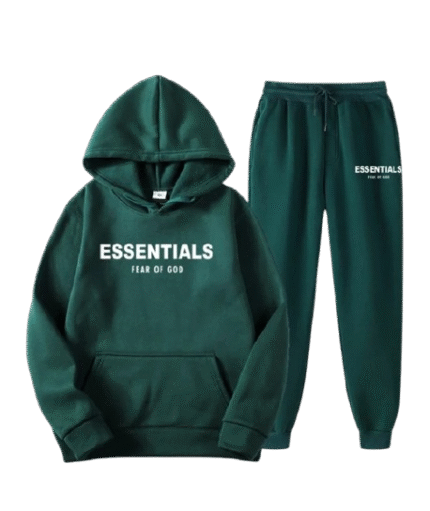 Essentials Fear of God Green Tracksuit